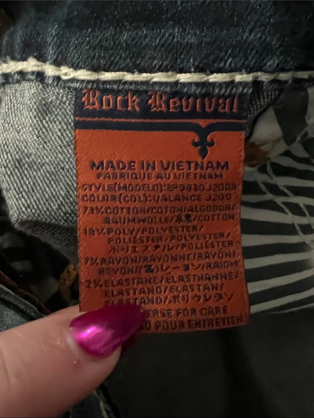 Rock Revival Valance Straight Jean Men’s 38